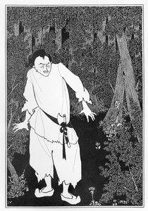Ali Baba i skoven, 1897 af Aubrey Beardsley