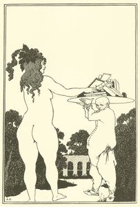 Bogplade af Aubrey Beardsley