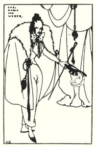 Carl Maria von Weber af Aubrey Beardsley