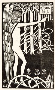 Kapiteloverskrift af Aubrey Beardsley