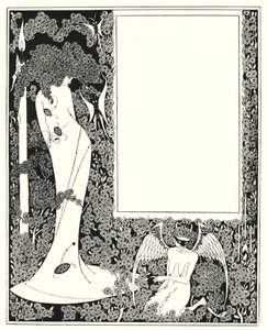Indhold kantdesign af Aubrey Beardsley