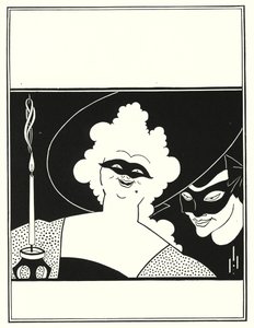 Omslagsdesign til "The Yellow Book", bind I af Aubrey Beardsley