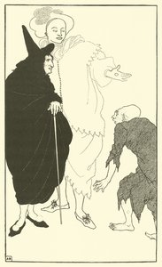 Don Juan, Sganarelle og Tiggeren af Aubrey Beardsley