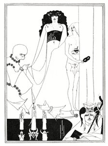 Indtast Herodias af Aubrey Beardsley