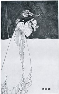 Isolde drikker giften af Aubrey Beardsley