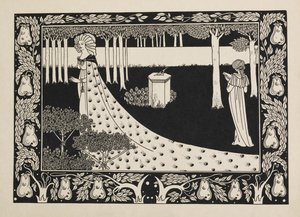 La Beale Isoud ved Joãous Gard. Fra "Le morte D