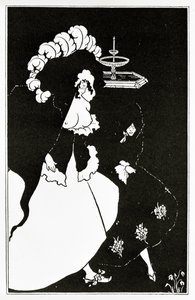Messaline og ledsager vender tilbage fra et bordel, ca. 1894 af Aubrey Beardsley