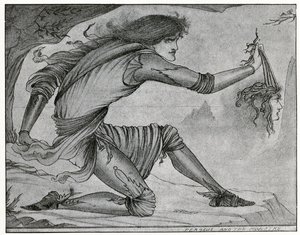 Perseus og gorgonen af Aubrey Beardsley