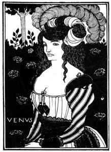Portræt af en kvinde, 1898. af Aubrey Beardsley
