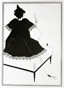 Salome Maitresse dorchestre, eller kvinden med dildoen, ca.1894 af Aubrey Beardsley