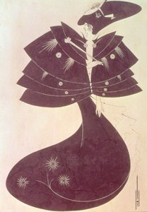 The Black Cape, illustration til den engelske udgave af Oscar Wildes skuespil 