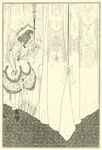 Drømmen fra Låsens voldtægt af Aubrey Beardsley