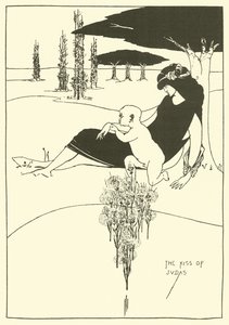 Judas kys af Aubrey Beardsley