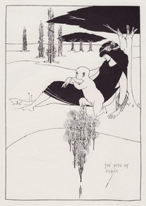 Judas kys, 1893. af Aubrey Beardsley