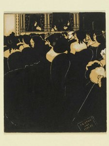 Wagneritterne, 1894. af Aubrey Beardsley