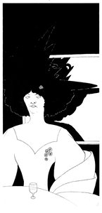 "Venter", 1893 af Aubrey Beardsley