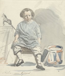 Studer efter Gerard af August Allebe