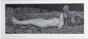 One Corpse, fra cyklussen Death and the Maiden af August Bromse