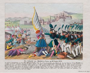 Russisk-tyrkisk krig 1828-1829 - stormen af ​​Akhaltsikhe-fæstningen (eller Rabat-slottet) (Georgien) - stormen af ​​Akhaltsikhe-fæstningen den 27. august