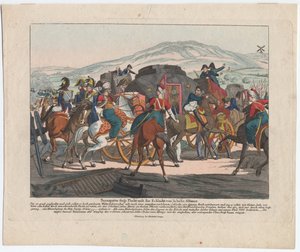 Napoleons flugt efter slaget ved Waterloo