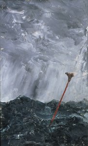 Stormy Sea Broom Buoy, 1892 (olie på papir)