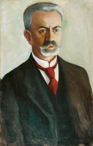 Portræt af Bernhard Köhler af August Macke
