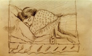 Elisabeth sover af August Macke