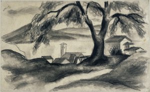 Hilterfingen ved Thunsøen af August Macke
