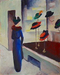 Hattebutik af August Macke