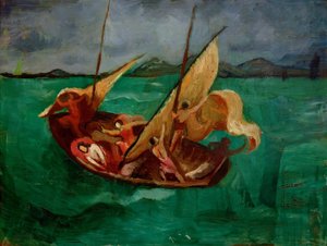 Jesus i båden af August Macke