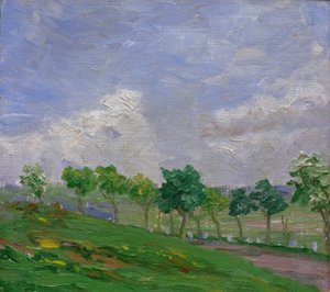 Landskab nær Kandern af August Macke
