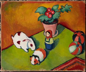Little Walters legetøj af August Macke