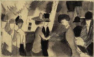 Spadseretur II af August Macke