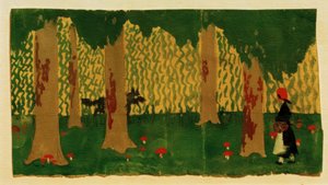 Lille Rødhætte af August Macke