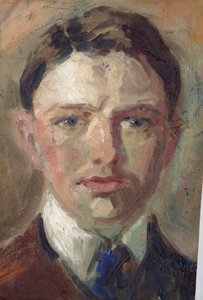 Studie til et selvportræt af August Macke
