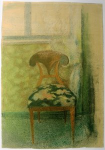 Stol ved vinduet af August Macke