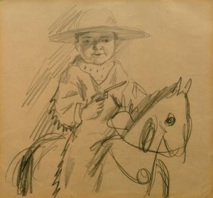 Walter som Cowboy af August Macke