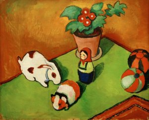 Lille Walters legetøj af August Macke
