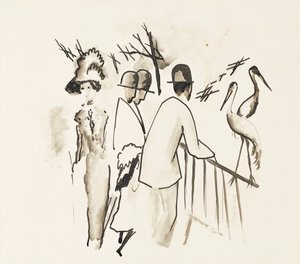 Zoologisk Have II; Zoologischer Garten II, 1912 af August Macke