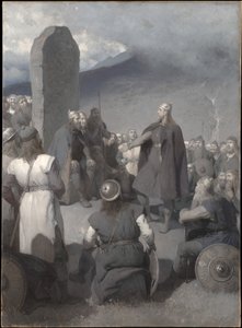 Frithiofs frieri (fra Frithiofs saga) af August Malmström