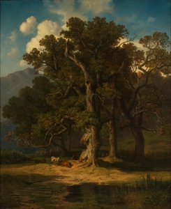 skovlandskab af August Maximilian Zimmermann