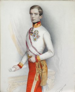 Portræt af kejser Franz Joseph I af Østrig, 1849.