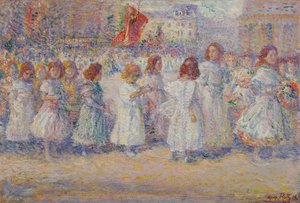Corpus Christi procession af August Roth