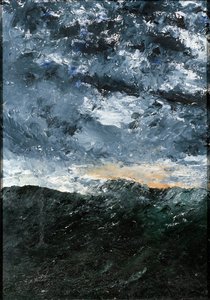 Landskab, havlandskab: Vågen VIII (Bølge VIII) af August Strindberg