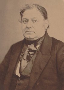 Portræt af pianist og komponist Amédée Méreaux 1802-1874. af Auguste Adolphe Bertsch