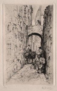 Dværg i Narrow Street af Auguste Brouet