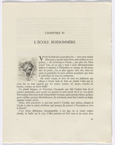 Frédéric Mistral: Mémoires et Recits af Frédéric Mistral: buste af en kvinde (side 41) af Auguste Brouet