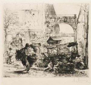 En Matinee Avenue de Clichy af Auguste Brouet