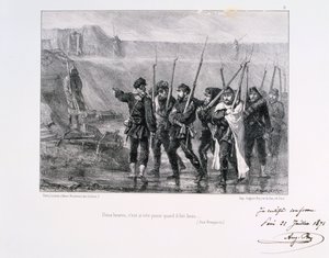 To timer går så hurtigt, når vejret er godt, Siege of Paris, 1870-1871 1871