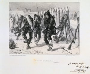 Belejring af Paris, fransk-preussisk krig, 1870 1871.
